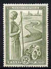 Greece 1951 Ceres & Tractor 1,600d from Reconstruction set fine mounted mint SG 695