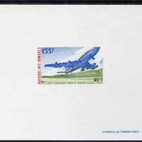 Comoro Islands 1975 Air Service 135f Epreuve deluxe proof sheet in issued colours