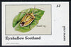 Eynhallow 1982 Insects (Shield Bug) imperf deluxe sheet (£2 value) unmounted mint
