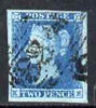 Great Britain 1841 2d blue (KE) 4 good to very large margins, good colour with numeral cancel, SG14