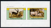 Staffa 1982 Deer imperf,set of 2 values (40p & 60p) unmounted mint
