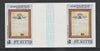 St Kitts 1985 Masonic Lodge $3 (Lodge Charter) imperf gutter pair unmounted mint from uncut proof sheet, as SG 180. Note: The design withing the gutter varies across the sheet, therefore, the one you receive,may differ from that s……Details Below