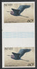 Nevis 1985 Hawks & Herons 60c (Little Blue Heron) imperf gutter pair unmounted mint from uncut proof sheet, as SG 267. Note: The design withing the gutter varies across the sheet, therefore, the one you receive,may differ from tha……Details Below