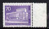 Germany - West Berlin 1956-63 Buildings 70pf (Theatre) unmounted mint marginal SG B145