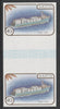 St Kitts 1985 Ships 40c (Container Ship) imperf gutter pair (from uncut archive sheet) (SG 173var) unmounted mint. Note: The design withing the gutter varies across the sheet, therefore, the one you receive,may differ from that sh……Details Below