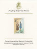 Nevis 1985 Girl Guides - Guides' Uniforms 60c as SG 294) imperf proof mounted on Format International proof card