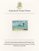 St Lucia 1985 Nature Reserves $3 Audubon's Shearwaters as SG 823, imperf proof mounted on Format International proof card