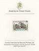 St Vincent 1985 Flour Milling 20c Silos & Conveyor Belt as SG 928, imperf proof mounted on Format International proof card