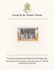 St Vincent 1985 Flour Milling $3 Bran Finishers as SG 931, imperf proof mounted on Format International proof card