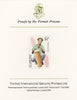St Vincent 1985 Musical Instruments $2 Goat-Skin Drum as SG 908, imperf proof mounted on Format International proof card