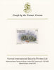 St Vincent - Grenadines 1985 Shell Fish $1 Sea Urchin as SG 362, imperf proof mounted on Format International proof card