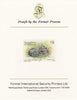 St Vincent - Grenadines 1985 Shell Fish $3 West Indian Top Shell as SG 363, imperf proof mounted on Format International proof card