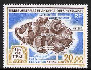 French Southern & Antarctic Territories 1996 East Island Air 20f unmounted mint, SG 357