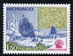 Monaco 1981 First Int Congress on Discovery and History of Northern Polar Regions 1f 50 fine unmounted mint