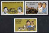 Congo 1981 Royal Wedding set of 3 unmounted mint. SG 823-25