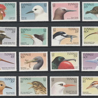 Tuvalu 1988 Birds definitive set of 16 values complete unmounted mint, SG 502-17