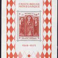 Monaco 1973 25th Anniversary of Monaco Red Cross m/sheet unmounted mint, SG MS1072