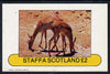 Staffa 1982 Animals (Small Deer) imperf deluxe sheet (£2 value) unmounted mint