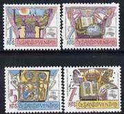 Czechoslovakia 1988 'Praga 88' Stamp Exn (6th issue) set of 4 unmounted mint, SG2929-32
