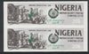 Nigeria 1988 Printing & Minting 20k Coin Production imperf pair unmounted mint SG 569var