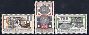 Czechoslovakia 1966 Brno Stamp Exn set of 3 unmounted mint, SG1602-04