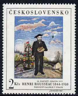 Czechoslovakia 1967 'Praga 68' Stamp Exhibition (Rousseau Self Portrait) unmounted mint, SG 1669