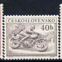 Czechoslovakia 1953 Sports set of 3 mounted mint (some gum disturbances), SG 787-89