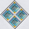 Thomond 1969 Sea Gulls 1s (Diamond shaped) opt'd 'Investiture of Prince of Wales', unmounted mint block of 4, slight off-set from overprint on gummed side