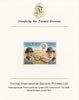 Lesotho 1983 Manned Flight 30s (Wright Brothers & Flyer) imperf proof mounted on Format International proof card as SG 546