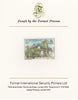 Montserrat 1985 Sea Island Cotton 90c (Cotton Plants) imperf proof mounted on Format International proof card as SG 645