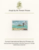 St Lucia 1985 Nature Reserves $3 Audubon's Shearwater imperf proof mounted on Format International proof card as SG 823