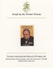 Antigua 1984 Famous People 60c (Churchill) imperf proof mounted on Format International proof card as SG 888