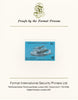 Dominica 1983 Manned Flight 45c (Mayo-Mercury Seaplane composite) imperf proof mounted on Format International proof card as SG 853