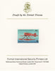 Dominica 1983 Manned Flight 60c (Macchi M39 Seaplane) imperf proof mounted on Format International proof card as SG 854