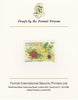 St Vincent - Grenadines 1985 Fruits & Blossoms 30c (Passion Fruit) imperf proof mounted on Format International proof card as SG 398