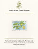 St Vincent - Grenadines 1985 Fruits & Blossoms 75c (Guava) imperf proof mounted on Format International proof card as SG 399