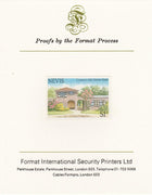 Nevis 1985 Tourism (2nd series) $1.20 (Croney's Old Manor Hotel) imperf proof mounted on Format International proof card as SG 245