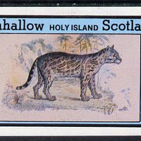 Eynhallow 1982 Wild Cats #1 imperf souvenir sheet (£1 value) unmounted mint