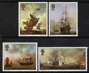 Jersey 1974 Maritime Paintings by Peter Monamy set of 4 unmounted mint, SG 115-118