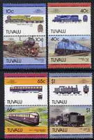 Tuvalu 1985 Locomotives #5 (Leaders of the World) set of 8 unmounted mint, SG 348-55