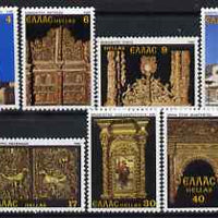 Greece 1981 Bell Towers and Altar Screens set of 7 unmounted mint, SG 1565-71