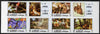 Ajman 1971 Paintings of Animals or Birds imperf set of 8 (Mi 1099-1106B) unmounted mint