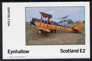 Eynhallow 1982 Bi-planes #3 imperf deluxe sheet (£2 value) unmounted mint