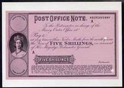 Postcard - Postal Order of 1874 PPC produced by National Postal Museum unused and fine