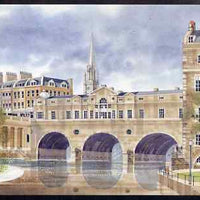 Postcard - Pulteney Bridge, Bath PPC produced by National Postal Museum unused and fine