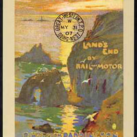 Postcard - Great Western Railway advertising Poster PPC produced by National Postal Museum unused and fine