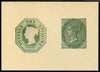 Postcard - R M Phillip's Collection - 1s embossed & Surface Printed 1s stamps PPC produced by National Postal Museum unused and fine