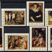 Rwanda 1977 400th Birth Anniversary of Peter Paul Rubens perf set of 8 unmounted mint, SG 823-30