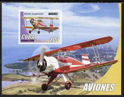 Cuba 2006 Aircraft imperf m/sheet unmounted mint SG MS4967