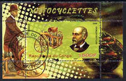 Congo 2009 Motorcycles & Gottlieb Daimler perf m/sheet fine cto used